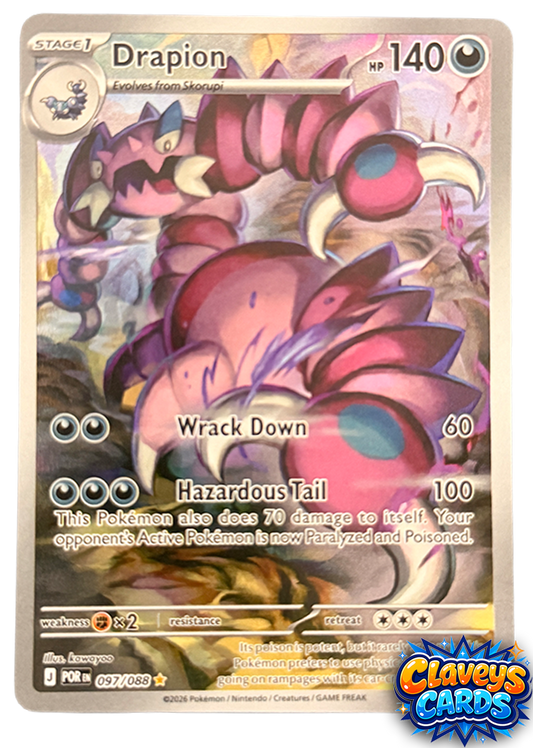 Drapion – Full Art 97/88 – Perfect Order (Secret Rare)