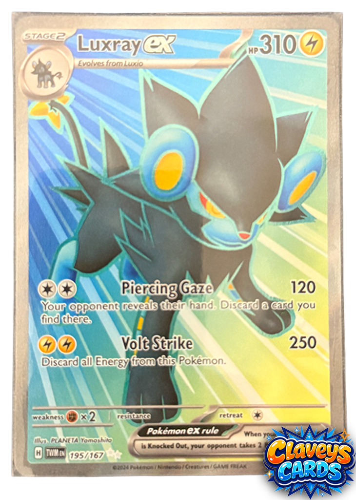 Luxray ex – Twilight Masquerade 195/167 (Secret Rare Full Art)
