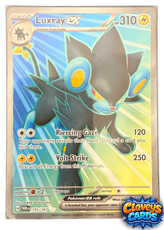 Luxray ex – Twilight Masquerade 195/167 (Secret Rare Full Art)