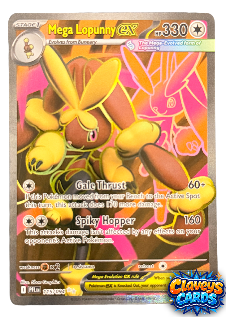 Mega Lopunny ex – Phantasmal Flames 115/094 (Secret Rare Full Art)