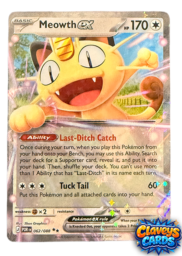 Meowth ex – Perfect Order 062/088 (Double Rare)