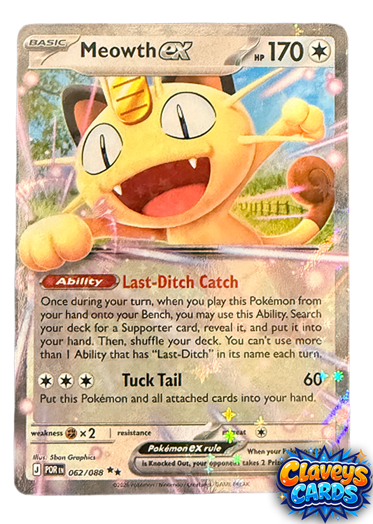 Meowth ex – Perfect Order 062/088 (Double Rare)