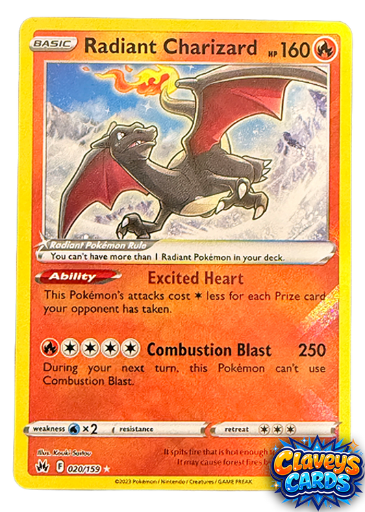 Radiant Charizard – Crown Zenith 020/159 (Radiant Rare)