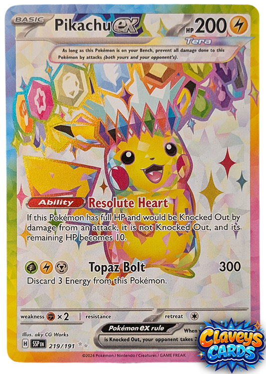Pikachu ex - Surging Sparks - 219/191